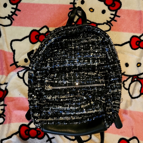 Forever 21 Tweed Backpack NWOT - Picture 1 of 5